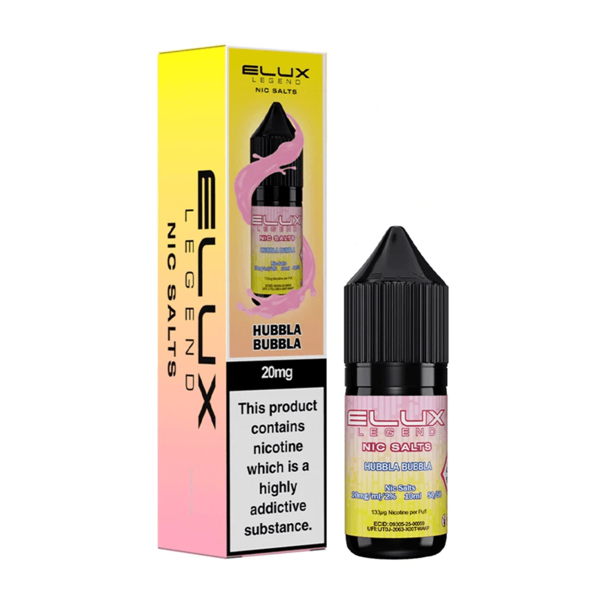 New Flavour ELUX SALTS - Hubbla Bubbla - Electromist.co.ukE-LiquidElux
