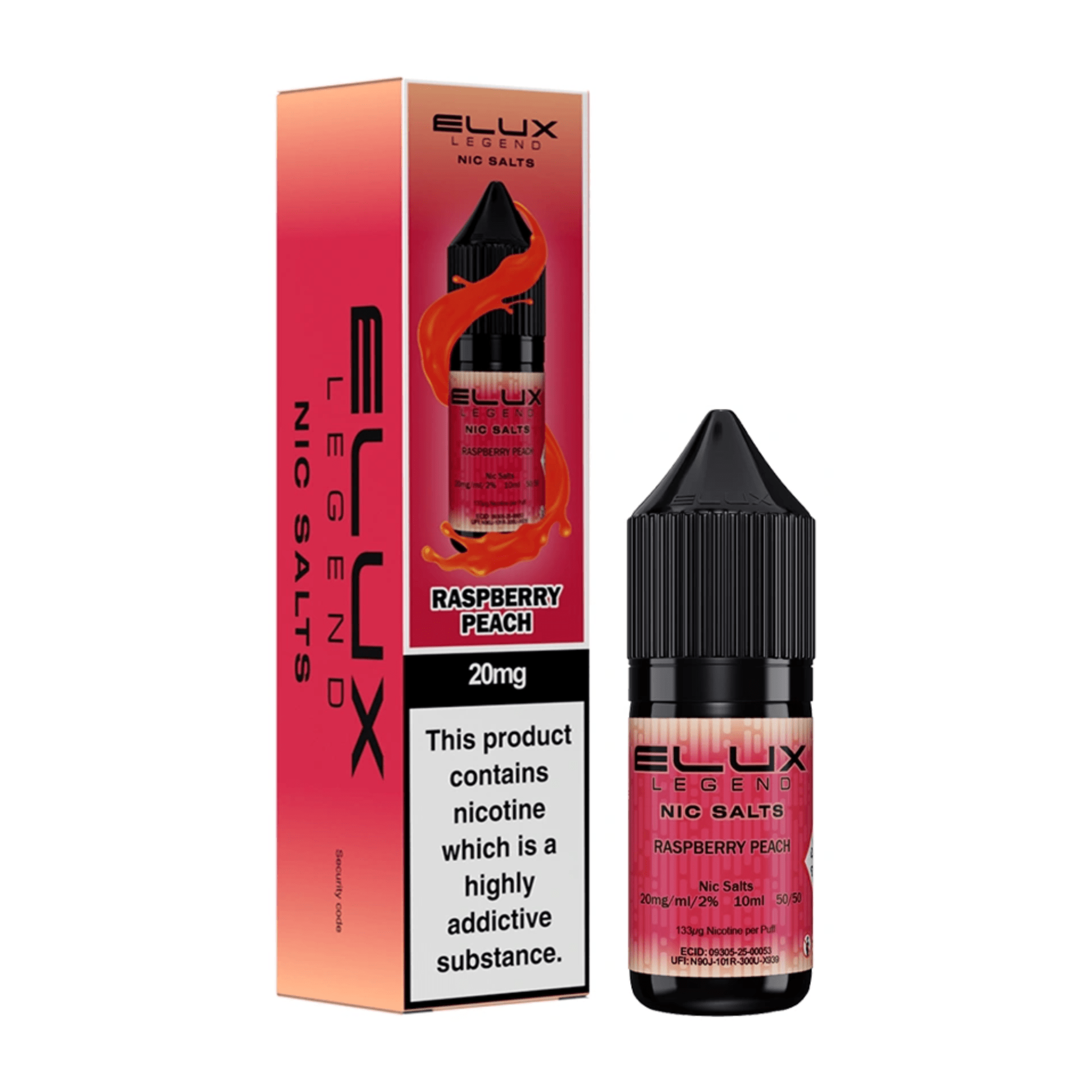 New Flavour ELUX SALTS - Raspberry Peach - Electromist.co.ukE-LiquidElux