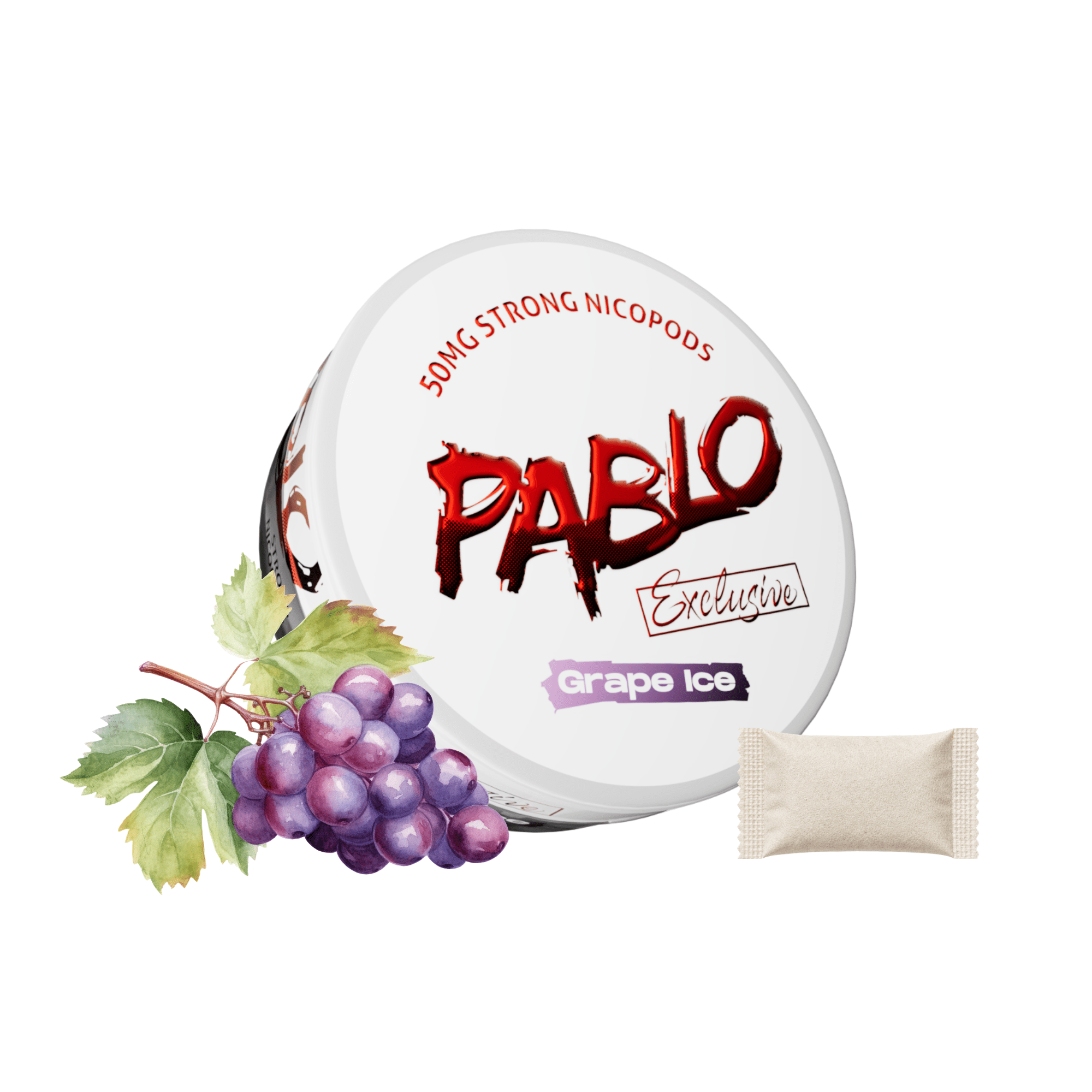 Pablo Nicotine Pouches - Grape Ice (50mg) - Electromist.co.ukNicotine PouchesPablo