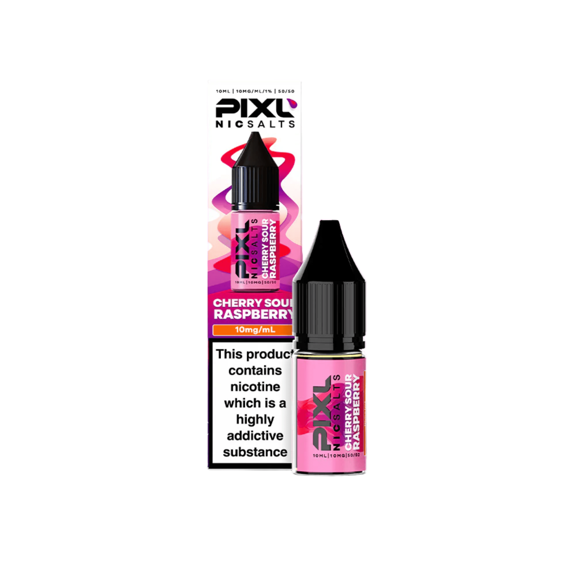 PIXL Nic Salts 10ml - Cherry Sour Raspberry - Electromist.co.ukE - LiquidPIXL