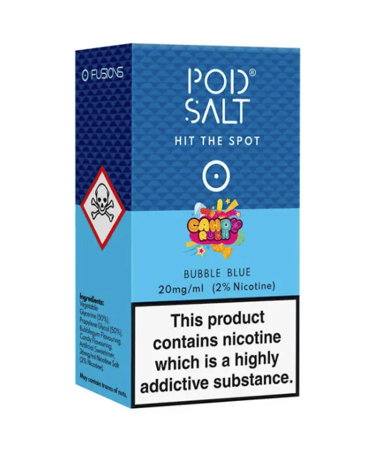 Pod Salt Bubble Blue - Electromist.co.ukE - LiquidPod Salts