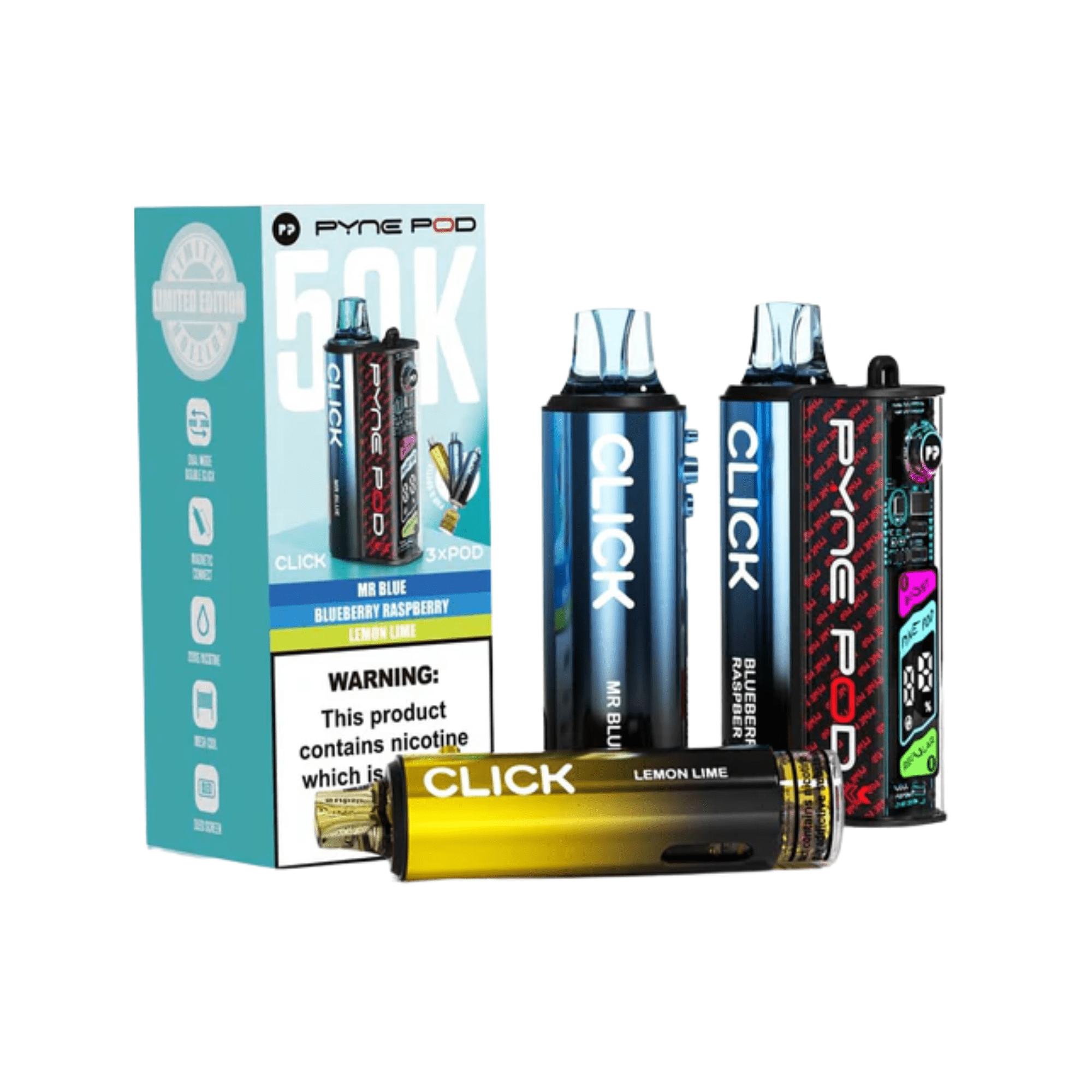 PYNE POD 50K Click Kit - Classic Edition - Electromist.co.ukPod kitsPyne Pod