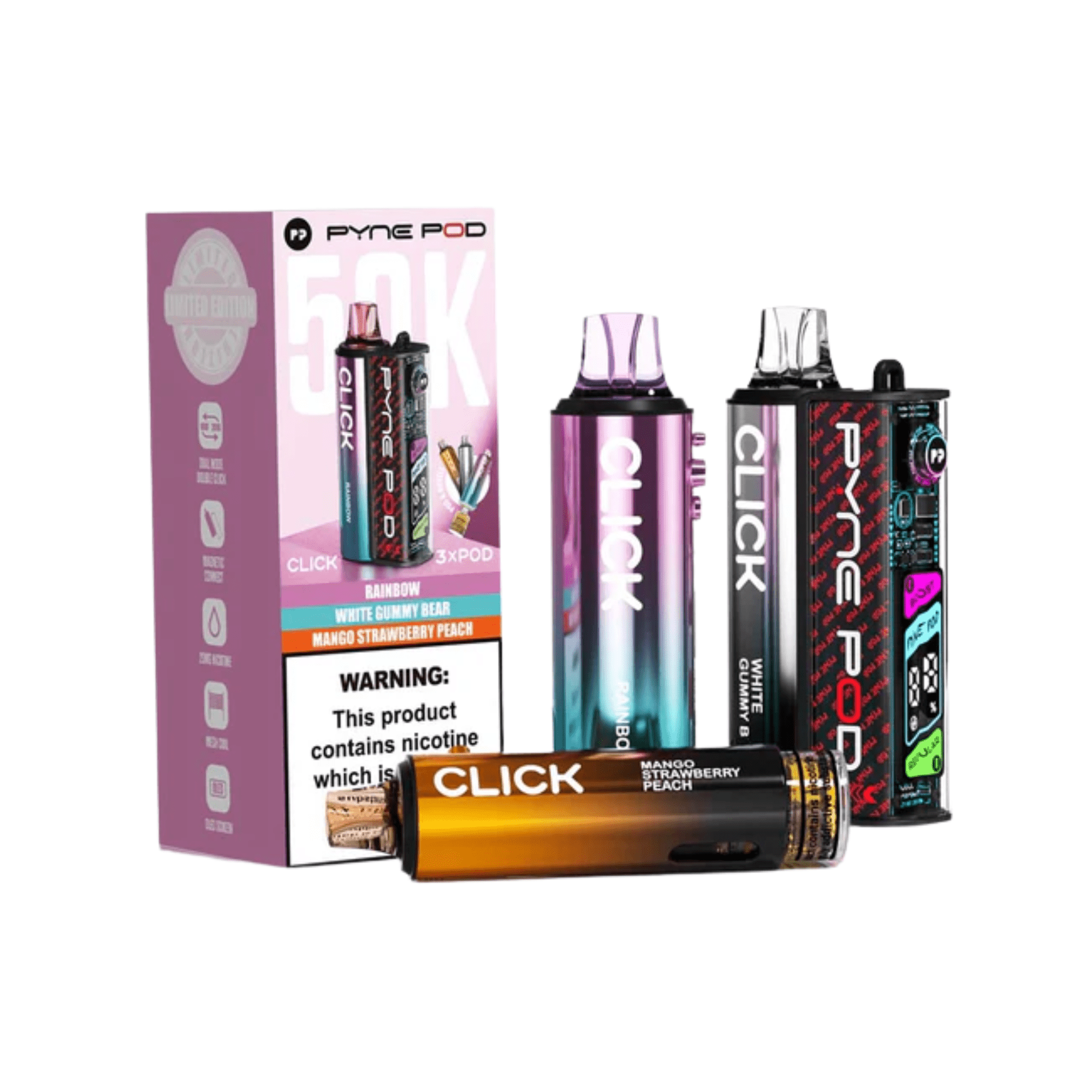 PYNE POD 50K Click Kit - Sweet Edition - Electromist.co.ukPod kitsPyne Pod