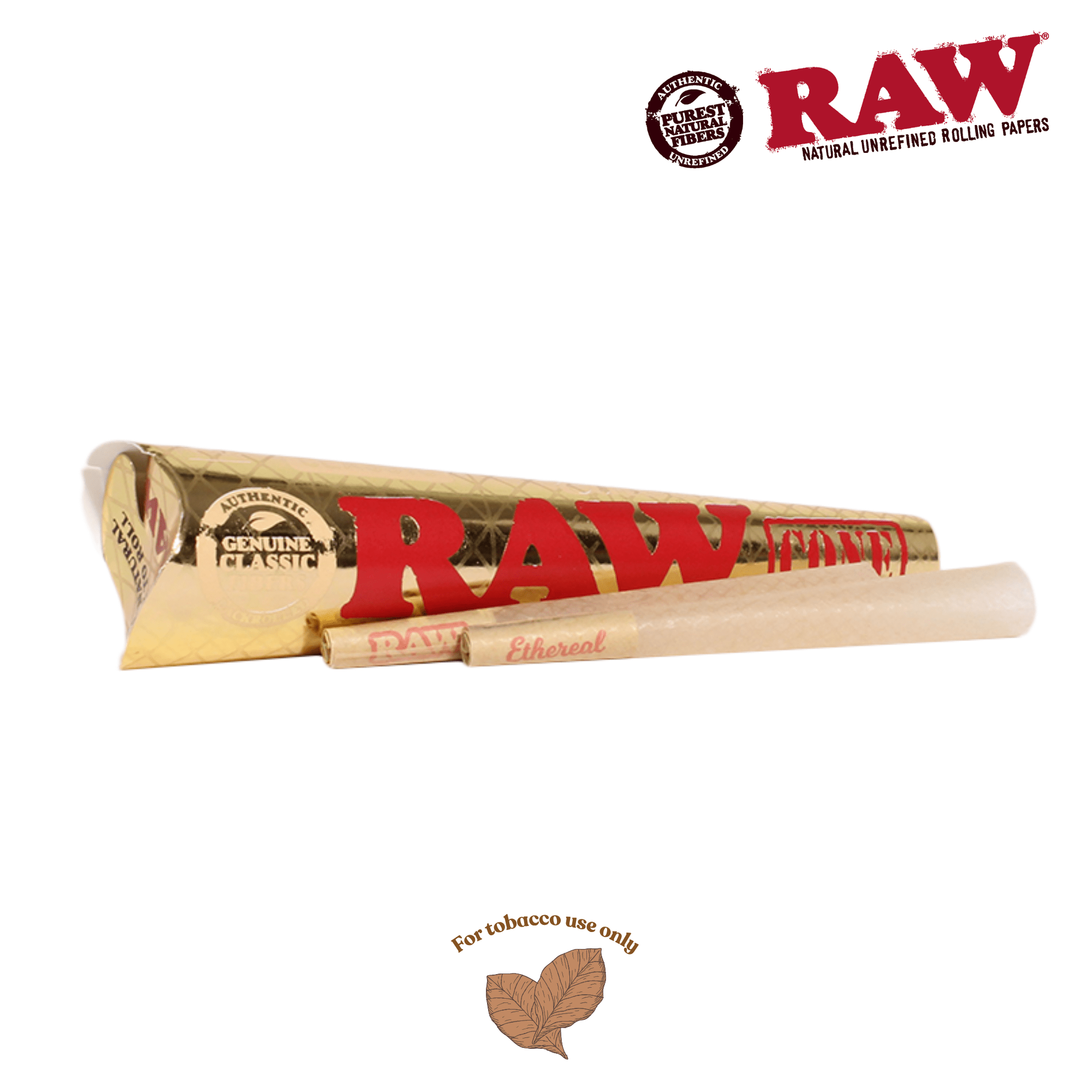 RAW - Classic Ethereal Kingsize Cones (Pack of 3) - Electromist.co.ukRAW