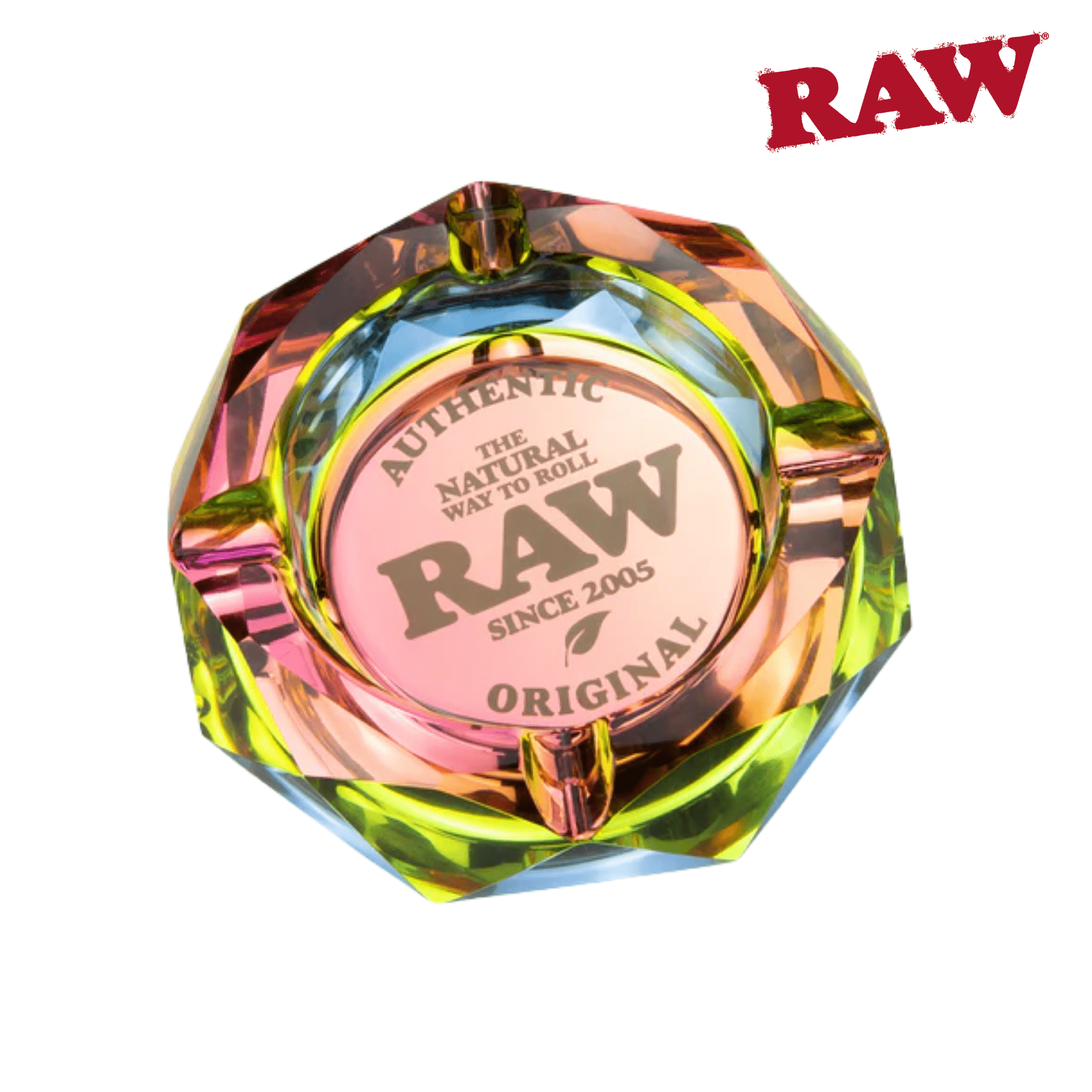 RAW - Prism Glass Ashtray - Electromist.co.ukRAW
