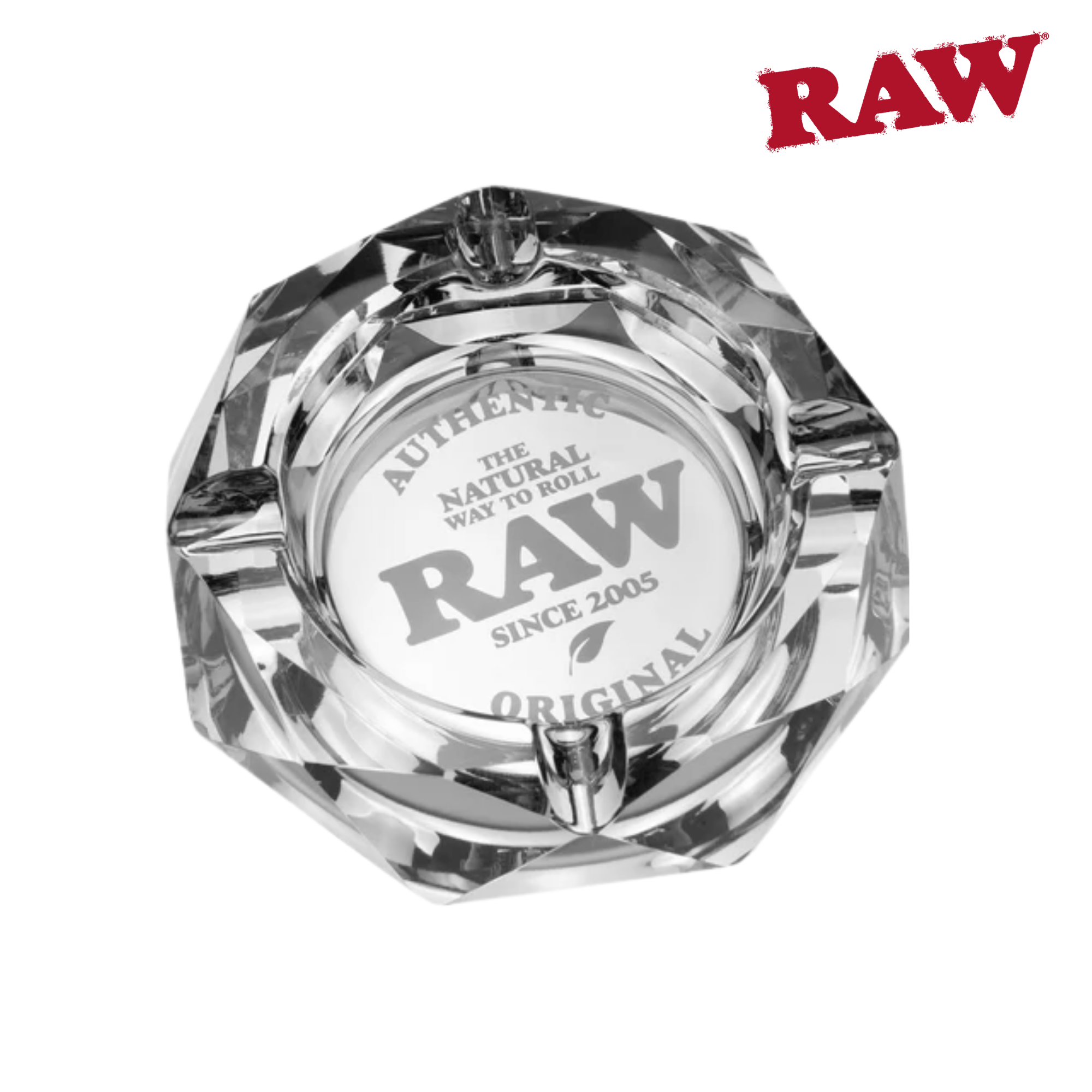 RAW - Prism Glass Ashtray - Electromist.co.ukRAW
