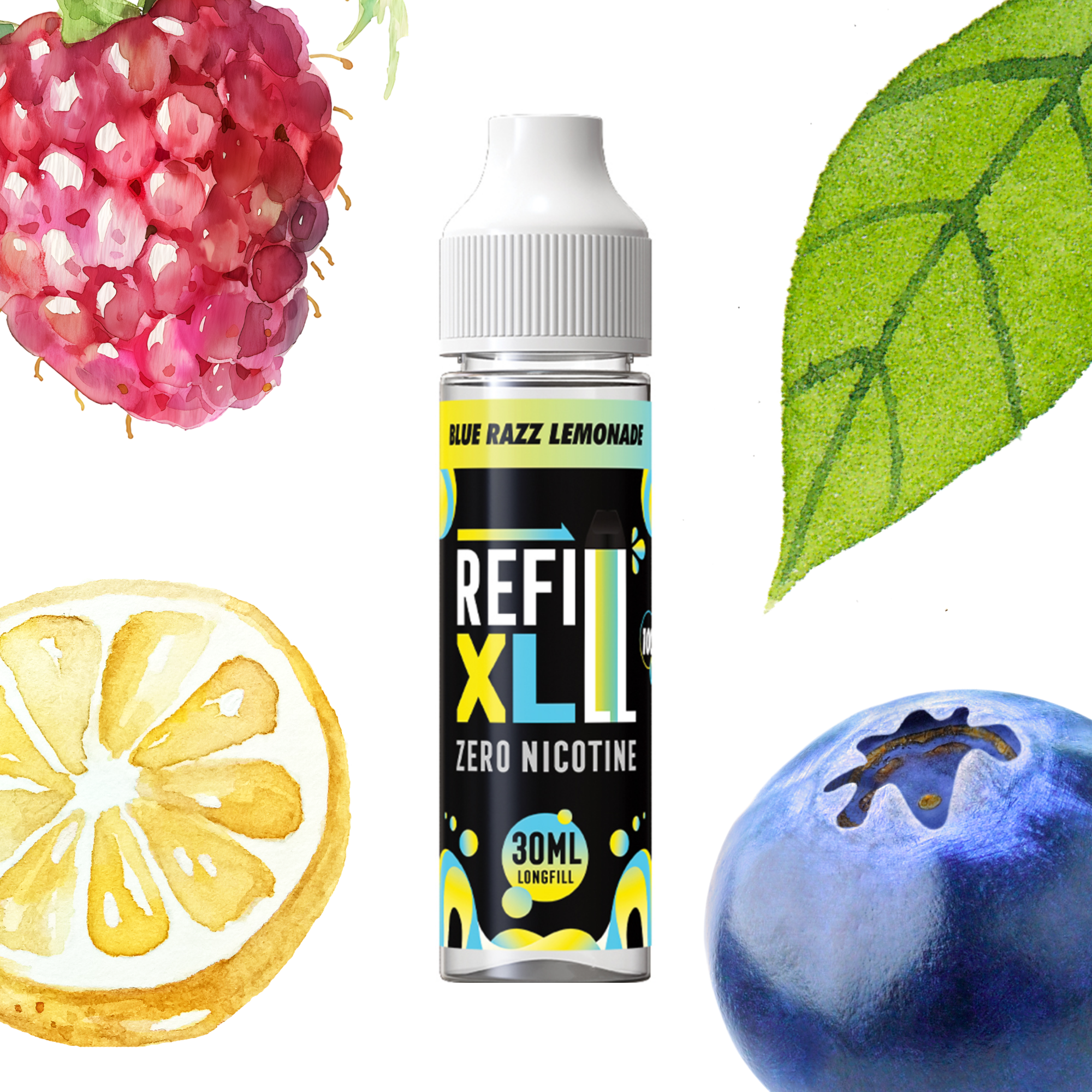 Refill XL – Blue Razz Lemonade 30ml - Electromist.co.ukRefill
