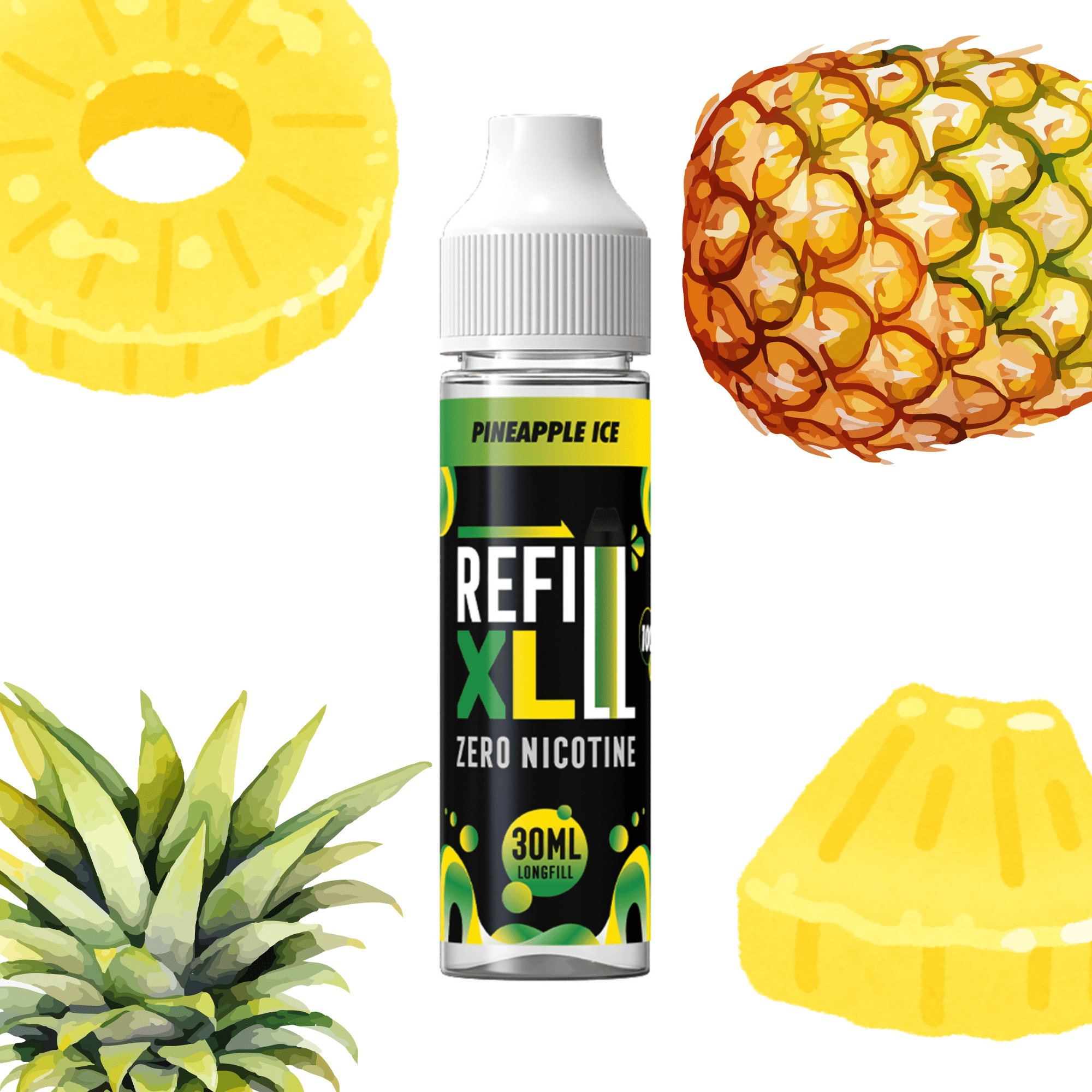 Refill XL – Pineapple Ice 30ml - Electromist.co.ukRefill