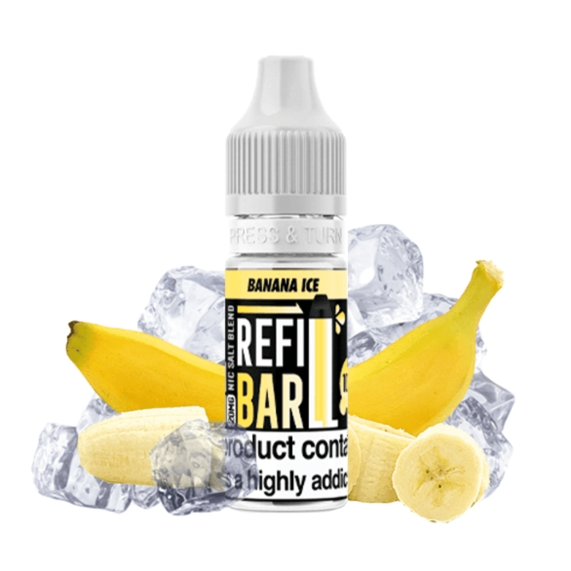 Refill Bar - Banana Ice 10ml - Electromist.co.ukE - LiquidRefill Bar