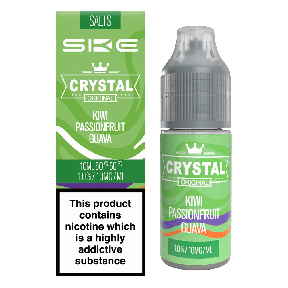 Crystal Salts - Kiwi Passion Guava 10ml - Electromist.co.ukE - LiquidSKE Crystal