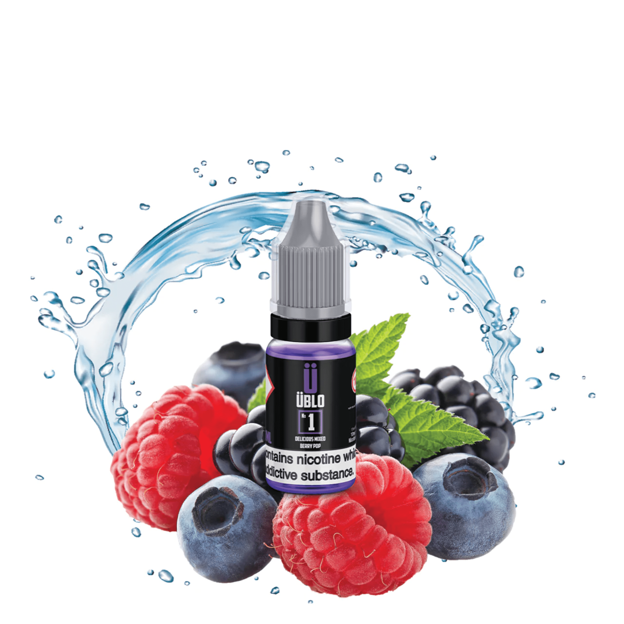 ÜBLO No1 - Delicious Mixed Berry Pop 10ml - Electromist.co.ukE - LiquidUblo