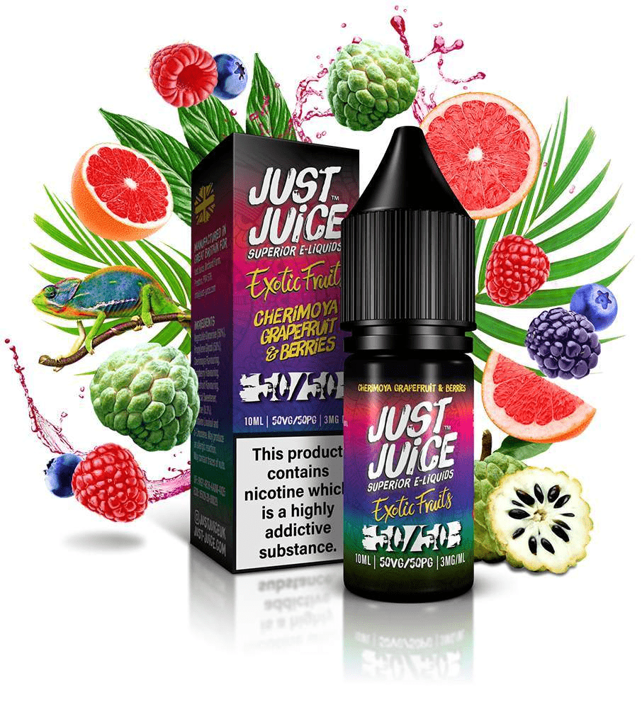 Just Juice - Cherimoya, Grapefruit and Berries 10ml - Electromist.co.ukEliquidJust Juice