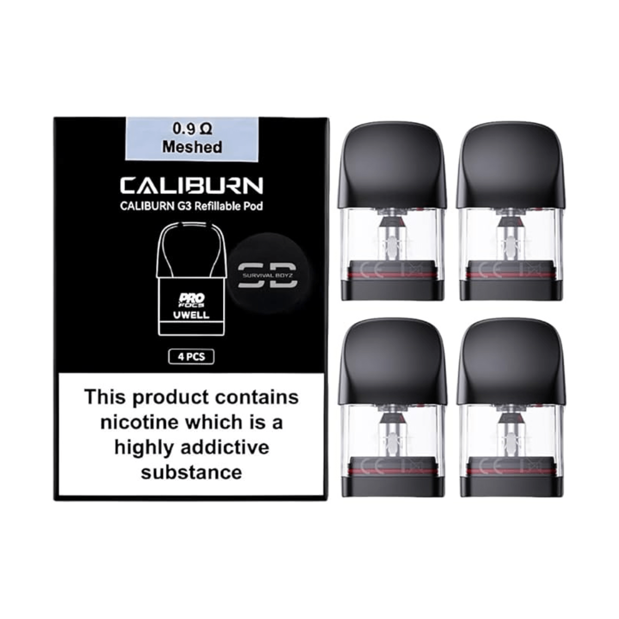 Uwell Caliburn G3 Pods 0.9ohm (single) - Electromist.co.ukpodsUwell