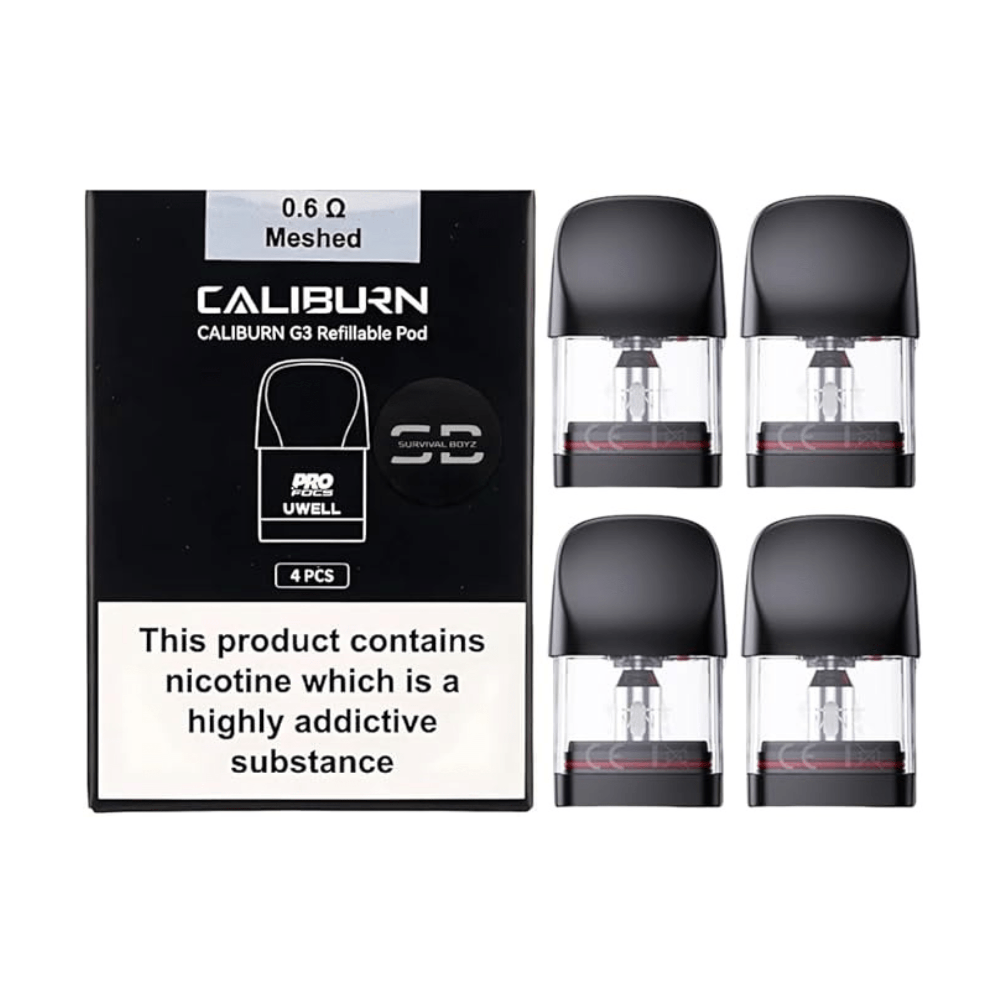 Uwell Carliburn G3 Pods 0.6ohm (single) - Electromist.co.ukpodsUwell