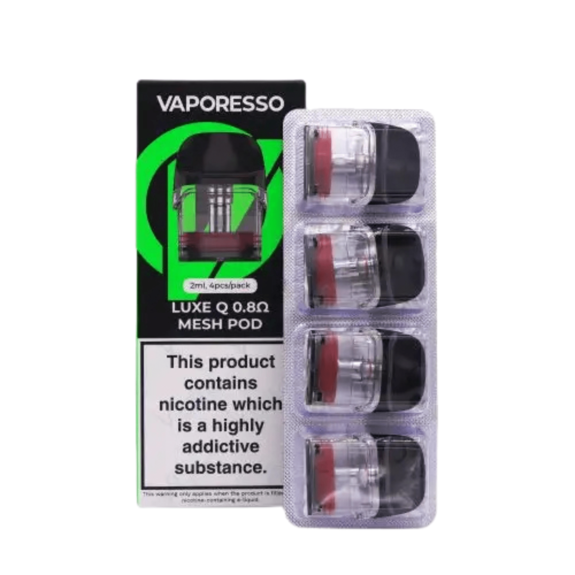 Vaporesso LUXE Q 0.8ohm Mesh Pods (pack of 2) - Electromist.co.ukpodsVaporesso
