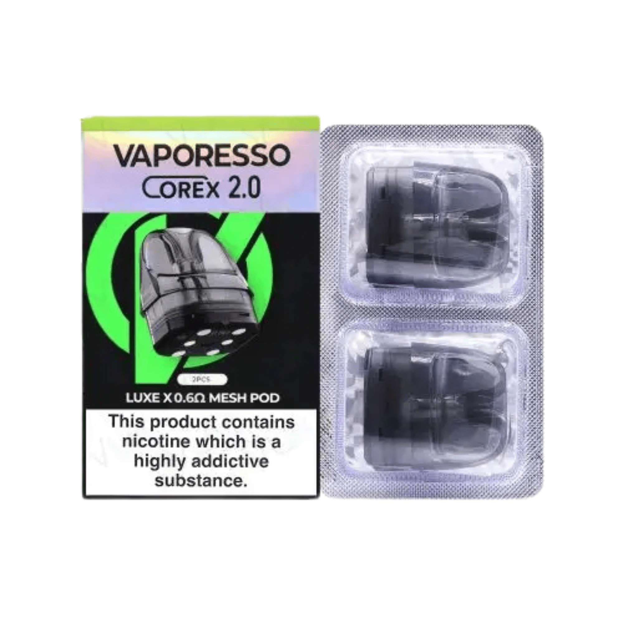 Vaporesso LUXE X Pods 0.6ohm (pack of 2) - Electromist.co.ukpodsVaporesso