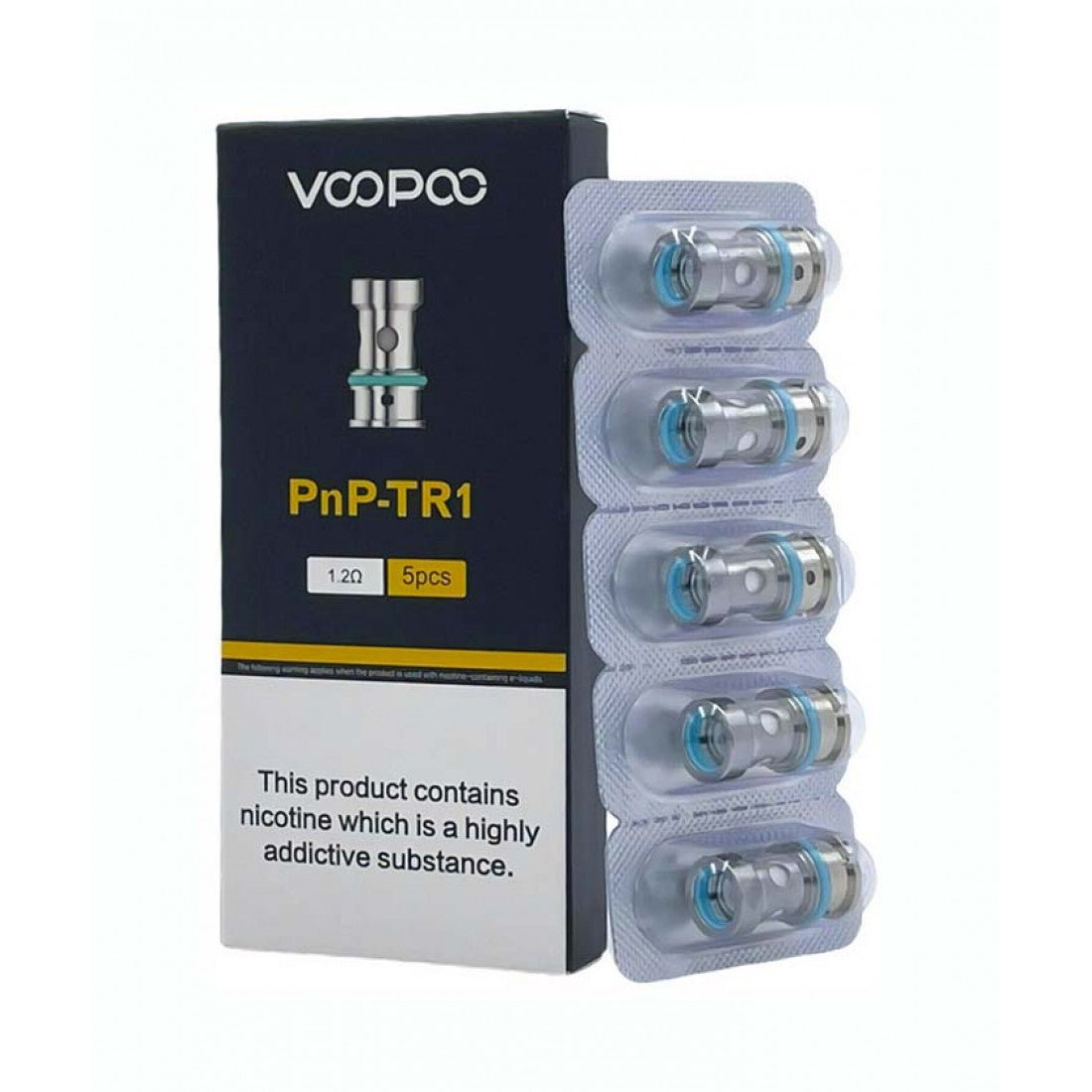 Voopoo PnP - TR1 - 1.2 Ohm Coils (Pack of 5) - Electromist.co.ukCoilVoopoo