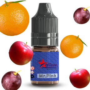 All Stars E-Liquid from the vape brand you can trust, Electromist, . Get your taste buds ready for a flavour sensation, Mr Pink. Nicotine Content: 6mg/12mg/18mg Products may contain nicotine. For over 18s Only ejuice, vape pen, eliquid, e cigarette, 10ml, vaping, cloud, PG, VG, 60/40, vape liquid, Flavour, TPD