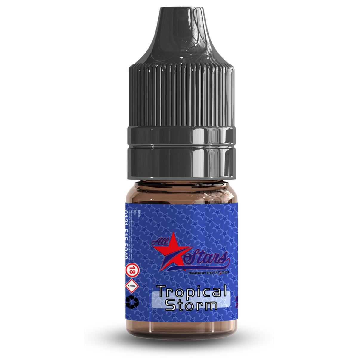 All Stars E-Liquid from the vape brand you can trust, Electromist, . Get your taste buds ready for a flavour sensation, Tropical Storm. Nicotine Content: 6mg/12mg/18mg Products may contain nicotine. For over 18s Only ejuice, vape pen, eliquid, e cigarette, 10ml, vaping, cloud, PG, VG, 60/40, vape liquid, Flavour, TPD