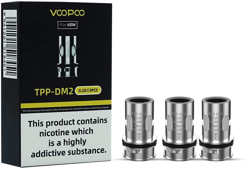 Voopoo TPP-DM2 Coil 0.2ohm - 3 Pack - Electromist.co.uk Voopoo TPP-DM2 Coil 0.2ohm - 3 Pack - Electromist.co.uk
