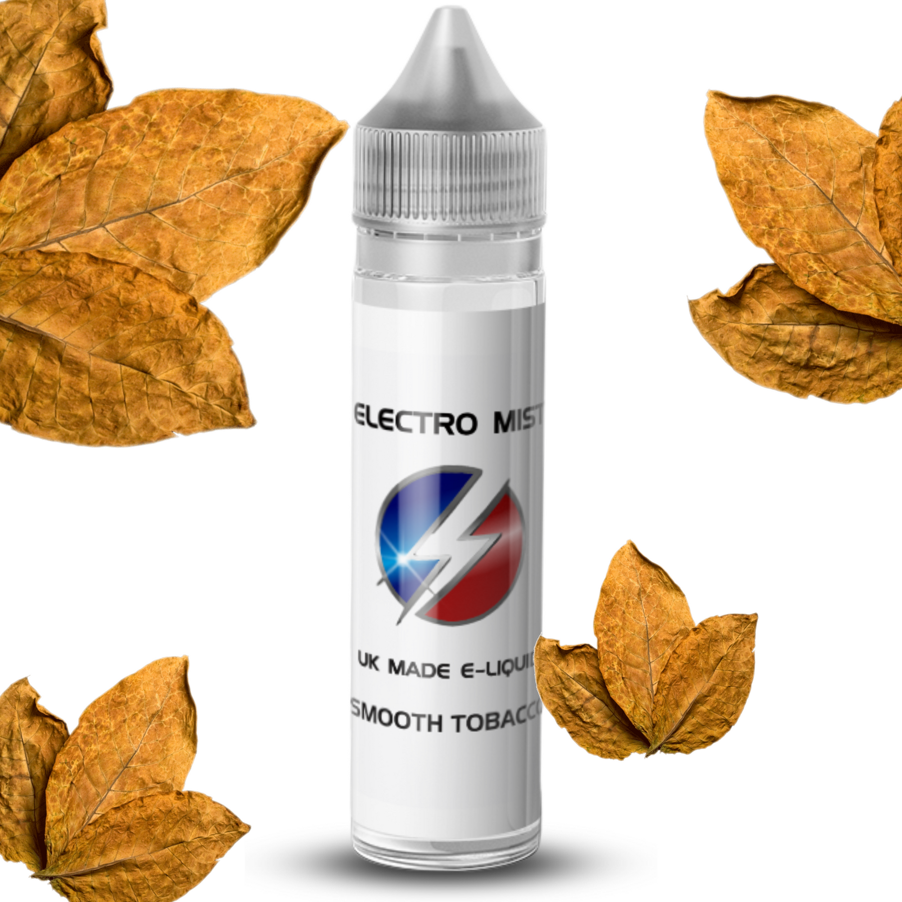 Electromist 50ml, the brand that you can trust for amazing flavour. Get your taste buds ready for a Smooth Tobacco flavour sensation. 0mg Nicotine. ejuice, vape pen, eliquid, e cigarette, 50ml, vaping, PG, VG, 70/30, vape liquid, Flavour, Smooth Tobacco, cloud.
