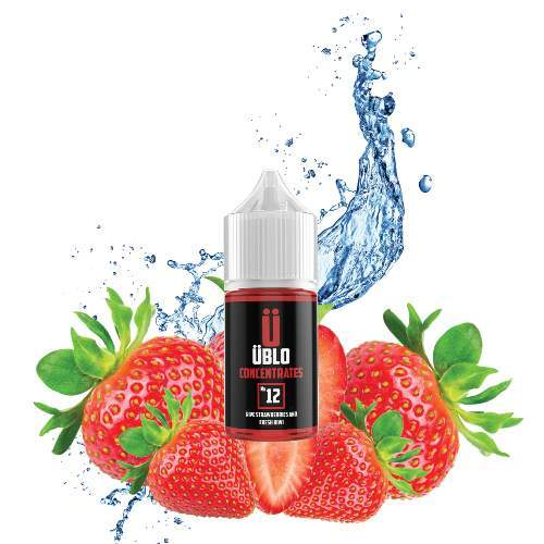 Ublo No12 Concentrate - Ripe Strawberries and Fresh Kiwi-Ublo-100ml,30ml,concentrate,kiwi,Strawberry,Ublo