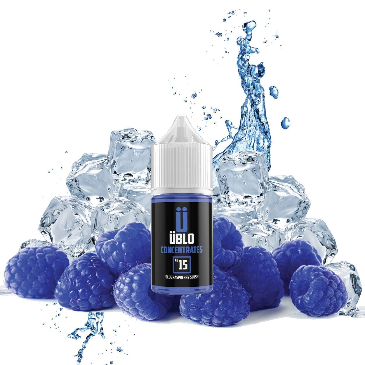 Ublo No15 Concentrate - Blue Raspberry Slush-Ublo-100ml,30ml,blue raspberry,concentrate,raspberries,raspberry,slush