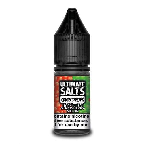 Ultimate Salts E-Liquid - Strawberry Melon Candy Drops 10mg-Ultimate Salts-10ml,nic salt