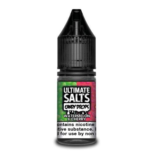 Ultimate Salts E-Liquid - Watermelon Cherry Candy Drops 10mg-Ultimate Salts-10ml,nic salt